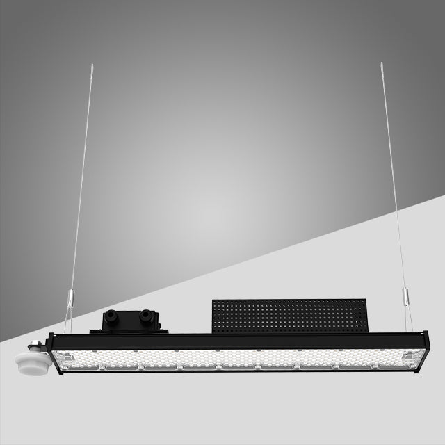SWK-LC Series LED Linear High Bay Light - Angle View